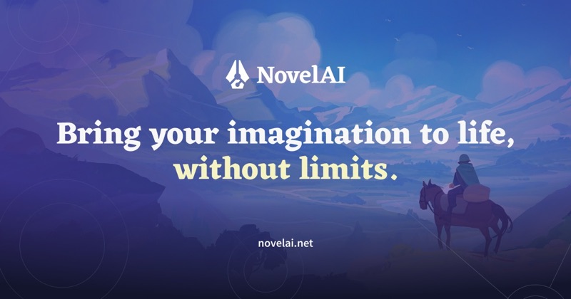 NovelAI official promotional image